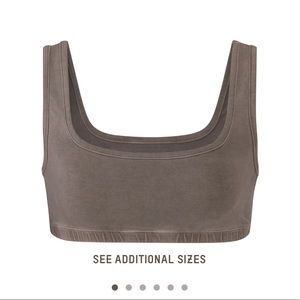 SKIMS OUTDOOR WIDE NECK BRALETTE